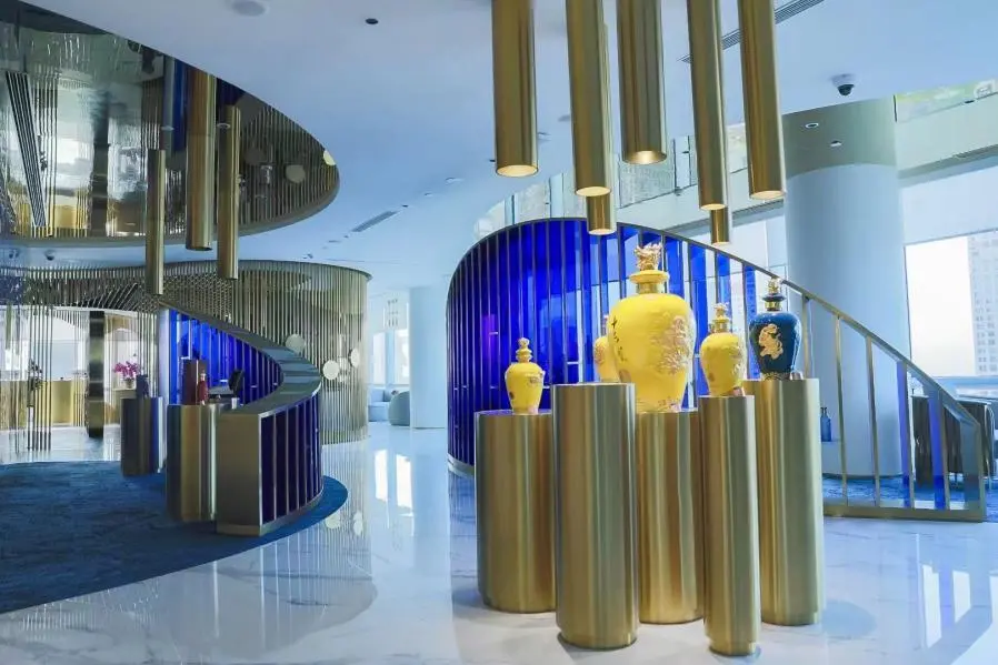 图说:上海贵酒某体验中心