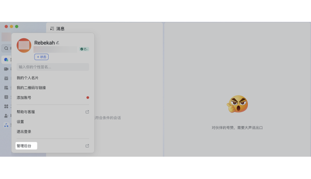 飞书管理后台怎么进？